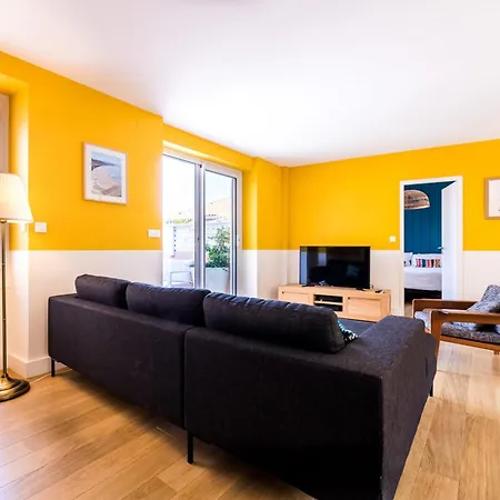 דירה Les Halles Keyweek Duplex With Terrace And Parking In Center